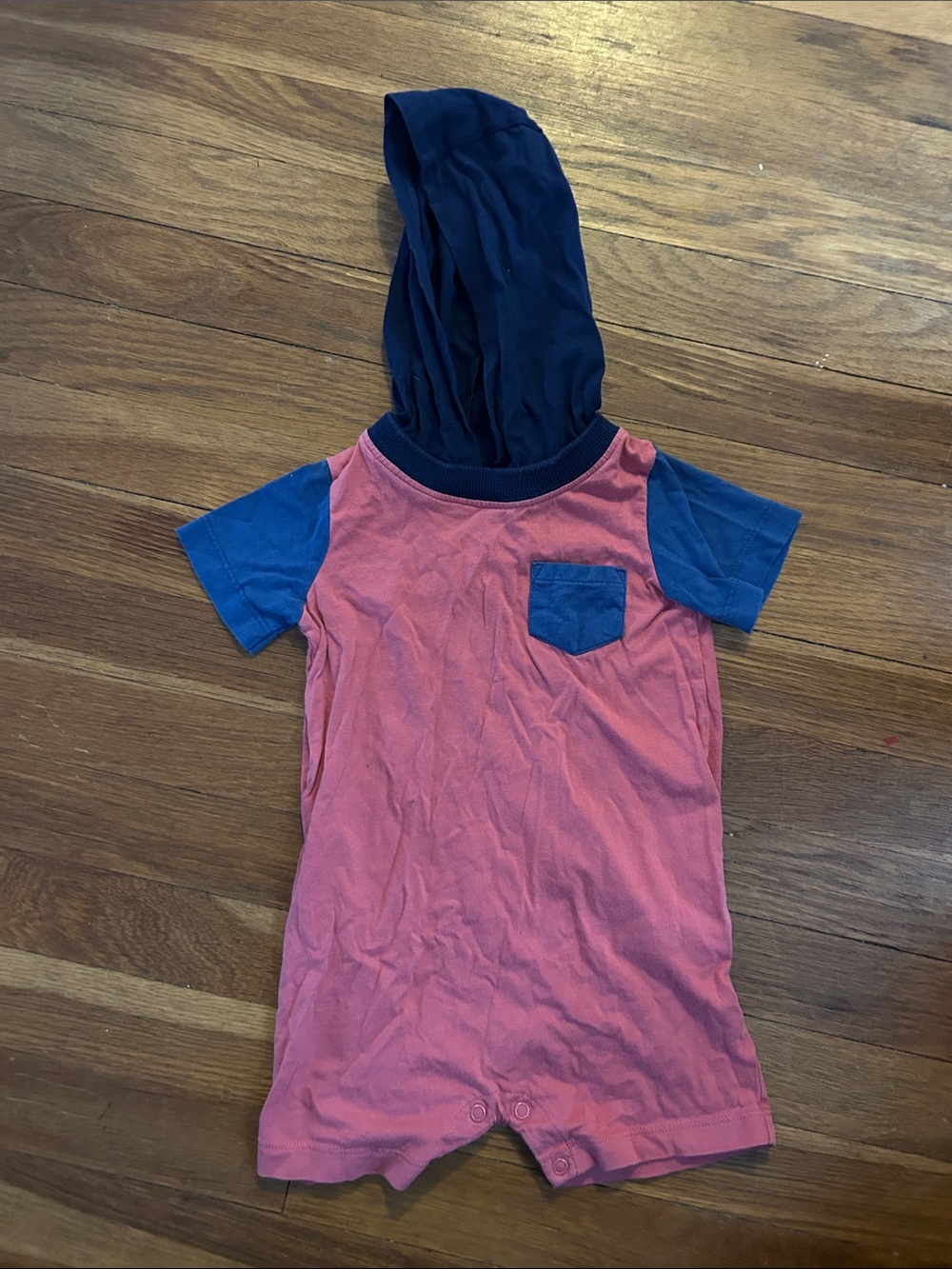 Carter’s Colorblock Hooded Romper